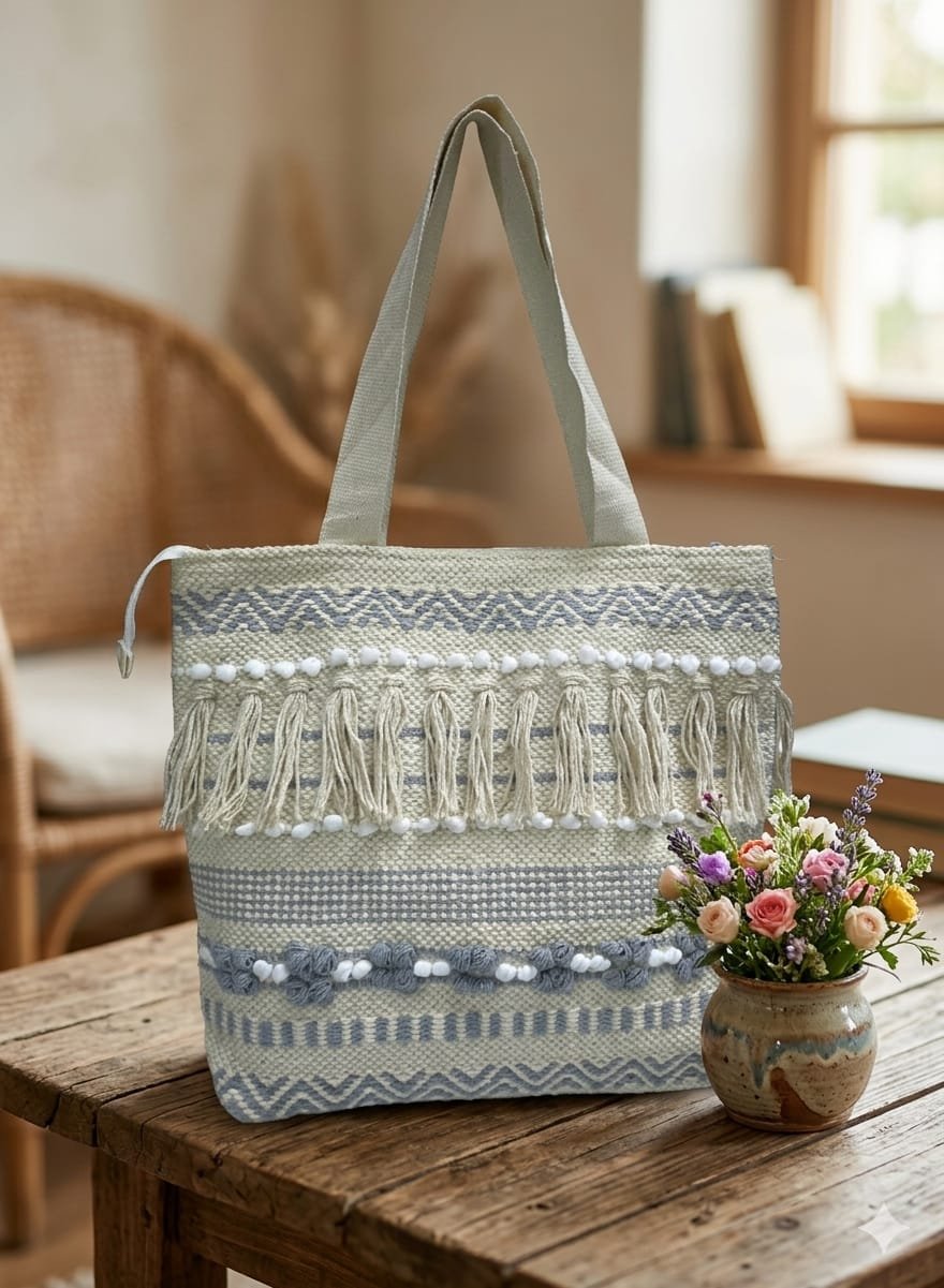 Macrame Tote Bag