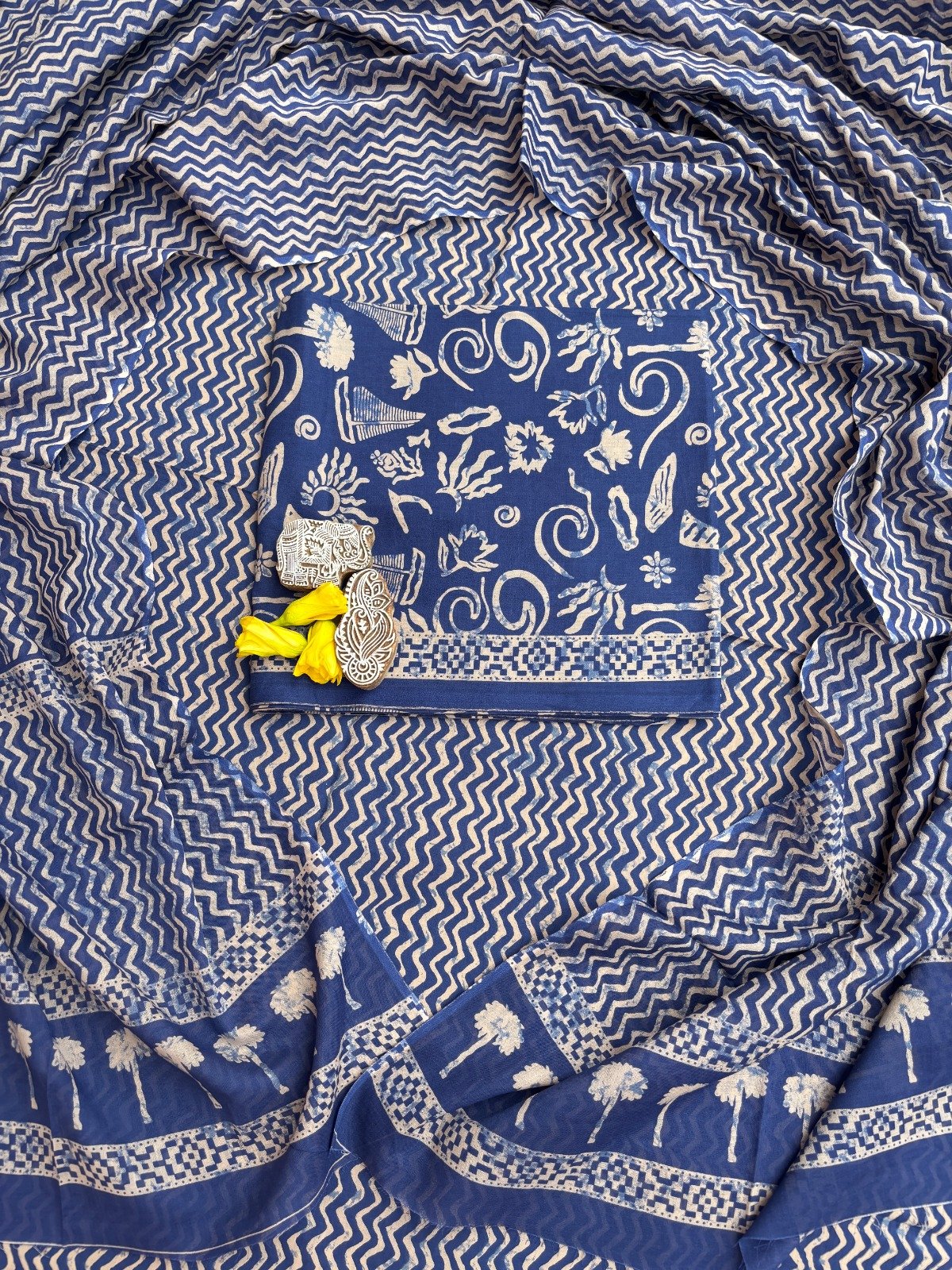 Cotton Dupatta Printed Suit