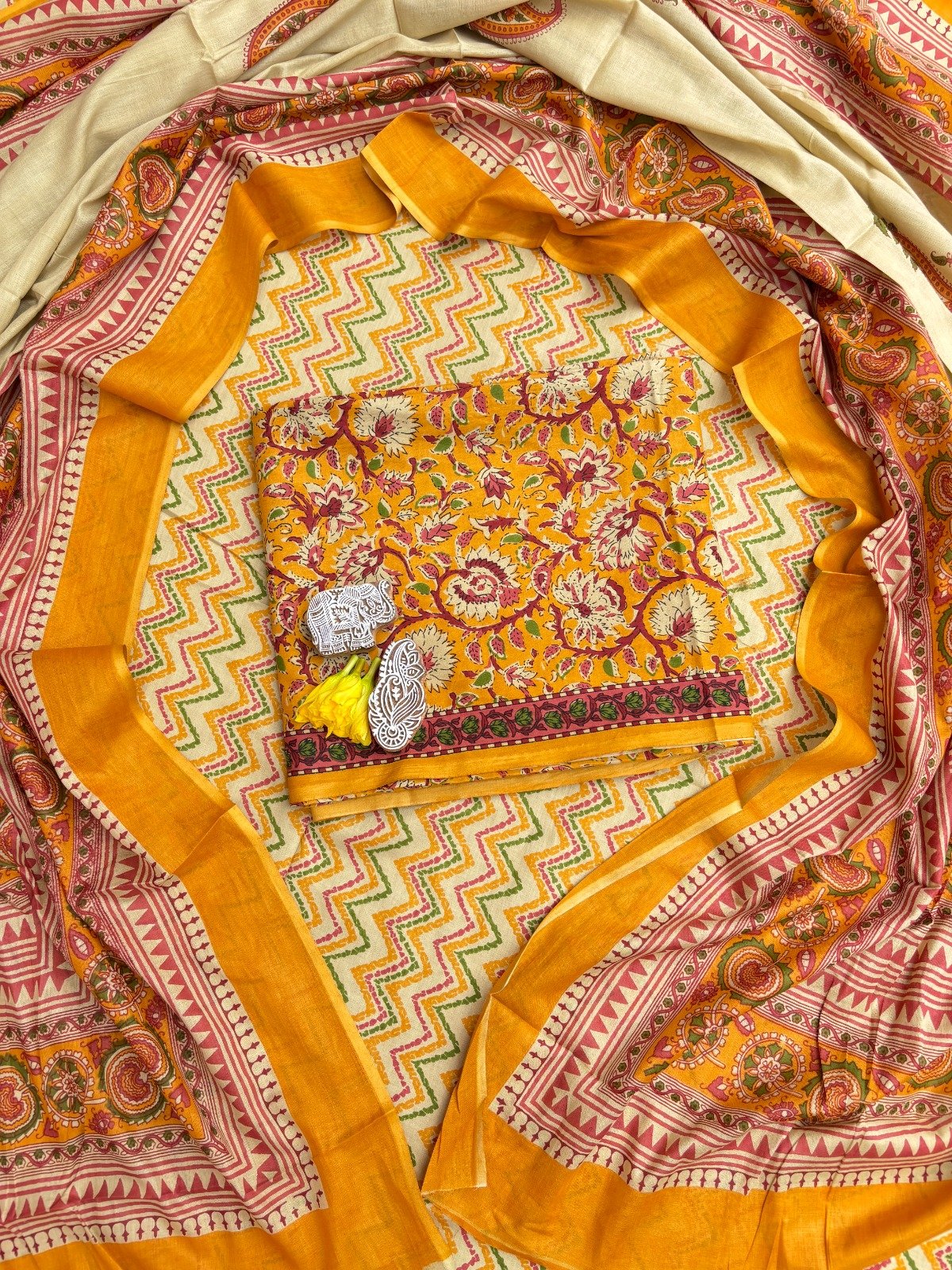 Cotton Dupatta Printed Suit
