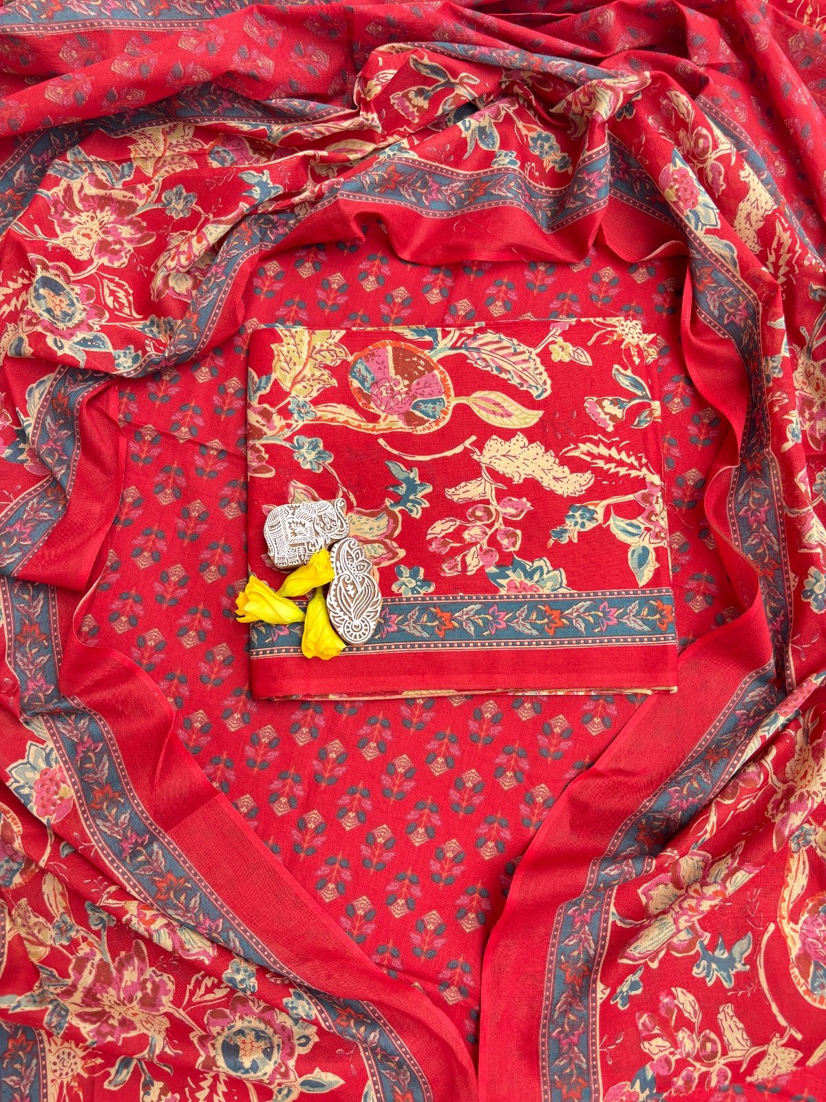 Cotton Dupatta Printed Suit