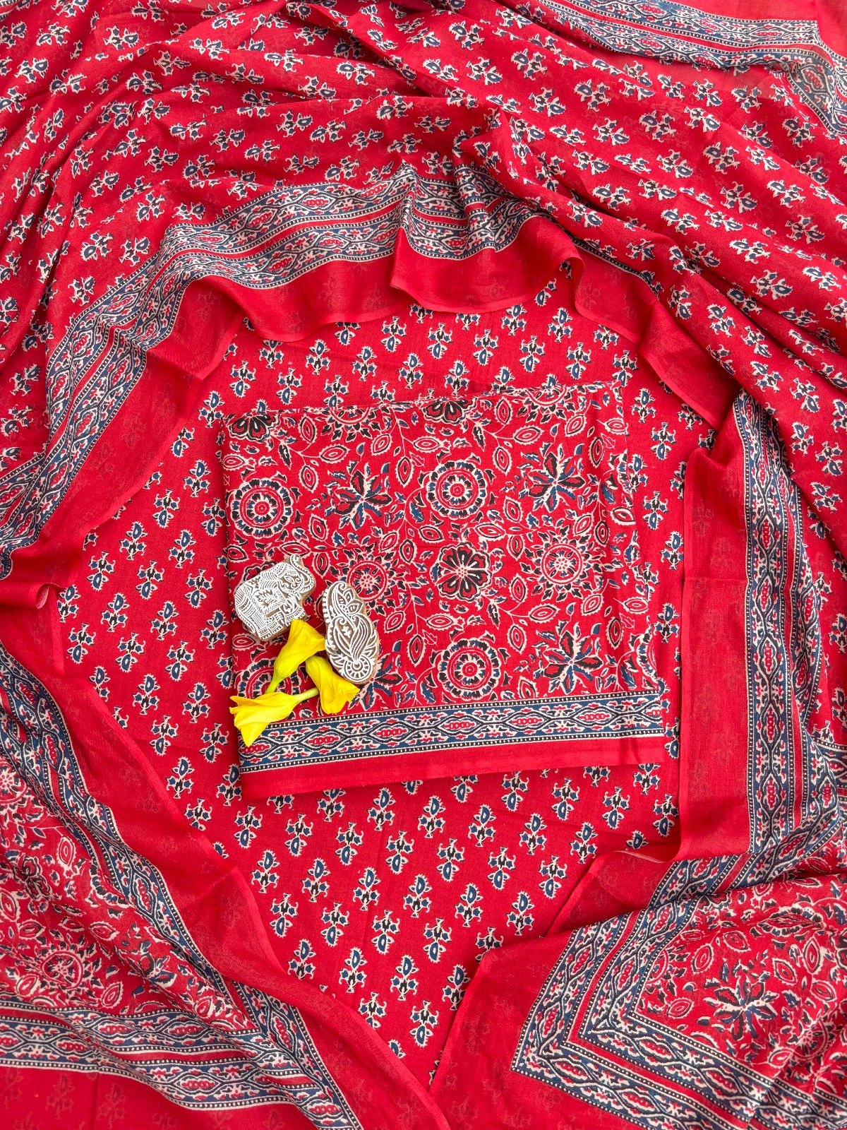 Cotton Dupatta Printed Suit