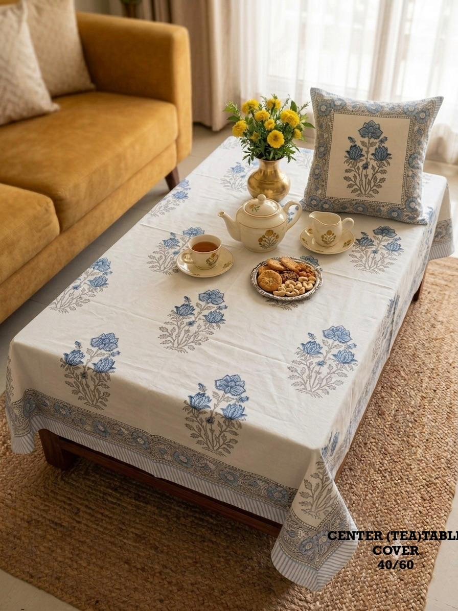 Cotton Casement Printed Table Cover 40*60