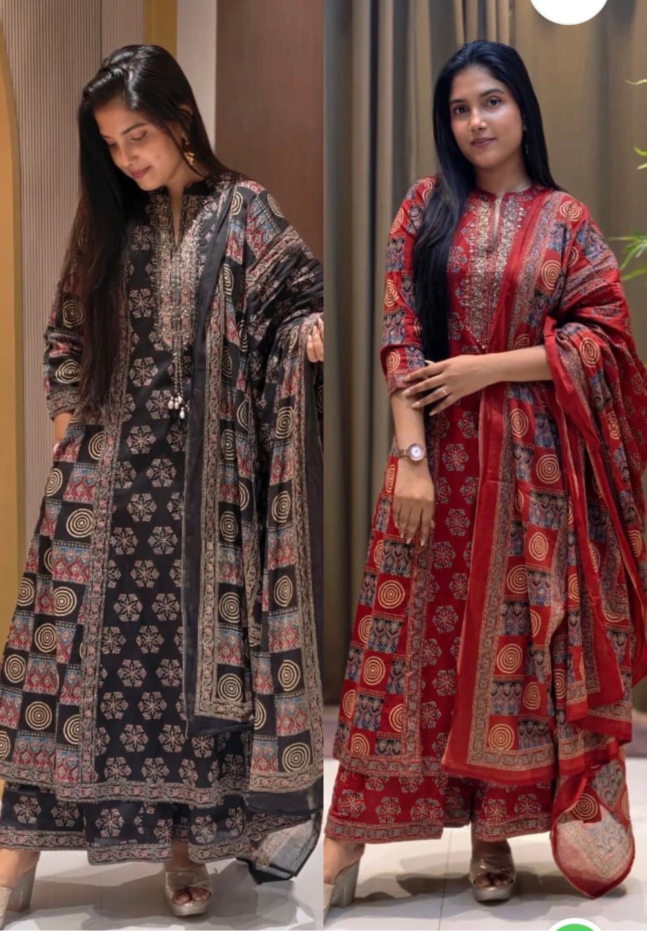 Cotton Printed Stitched Suit Set