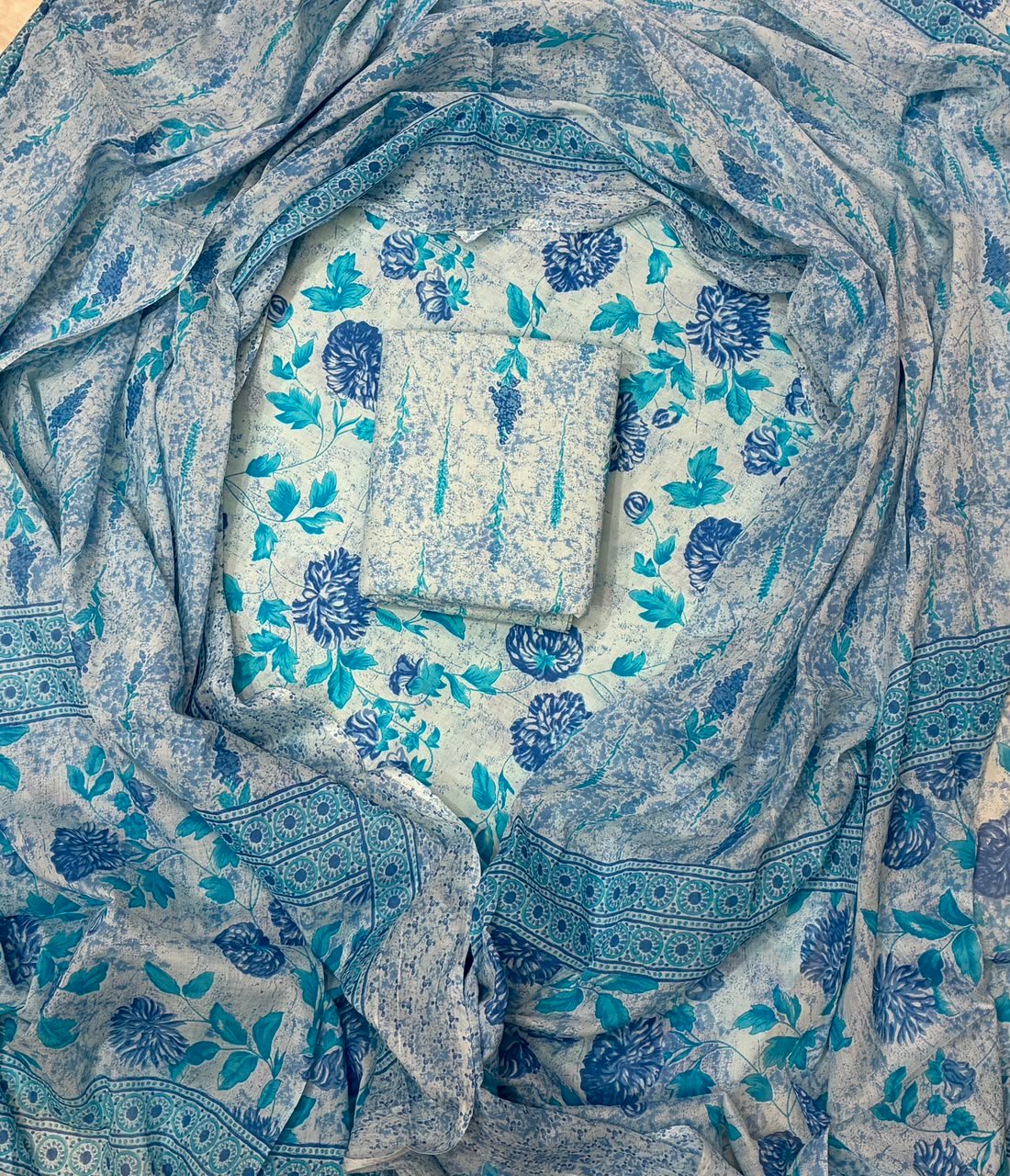 Cotton Dupatta Printed Suit