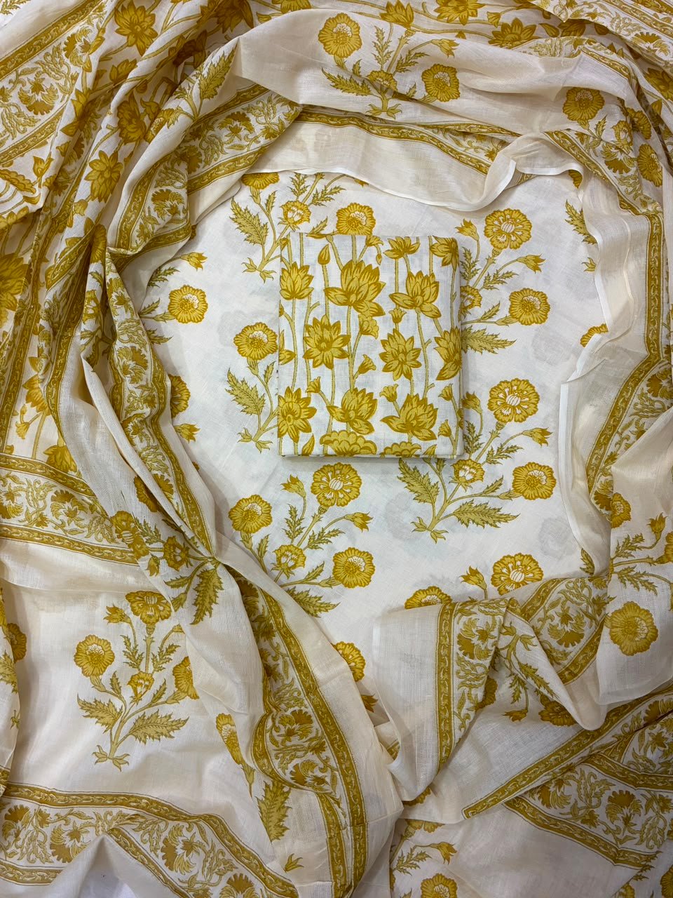 Cotton Dupatta Printed Suit