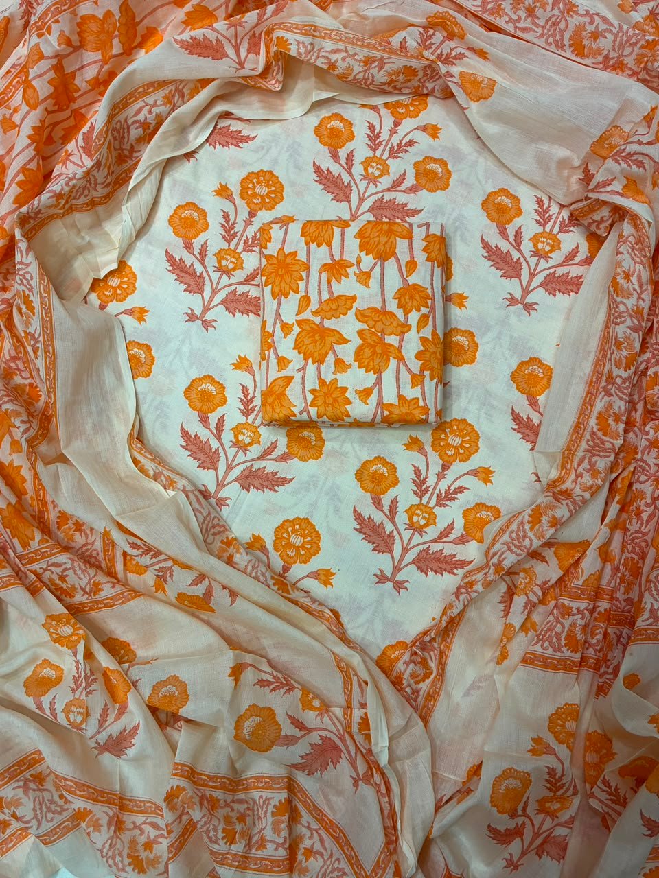 Cotton Dupatta Printed Suit
