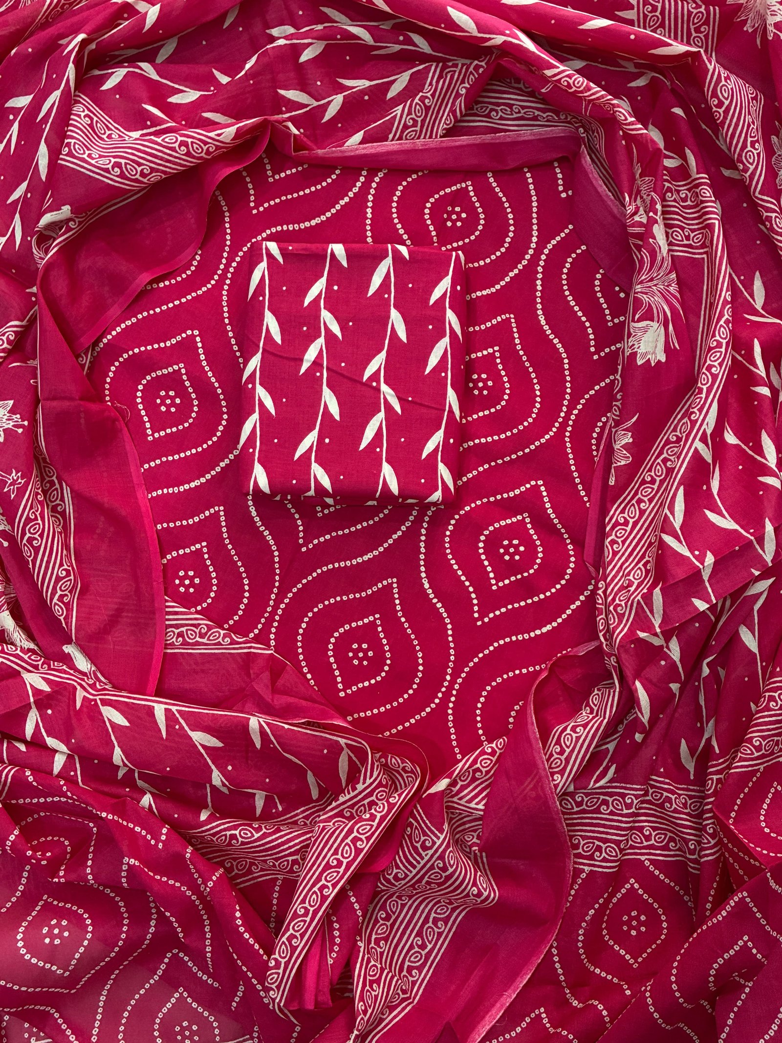 Cotton Dupatta Printed Suit