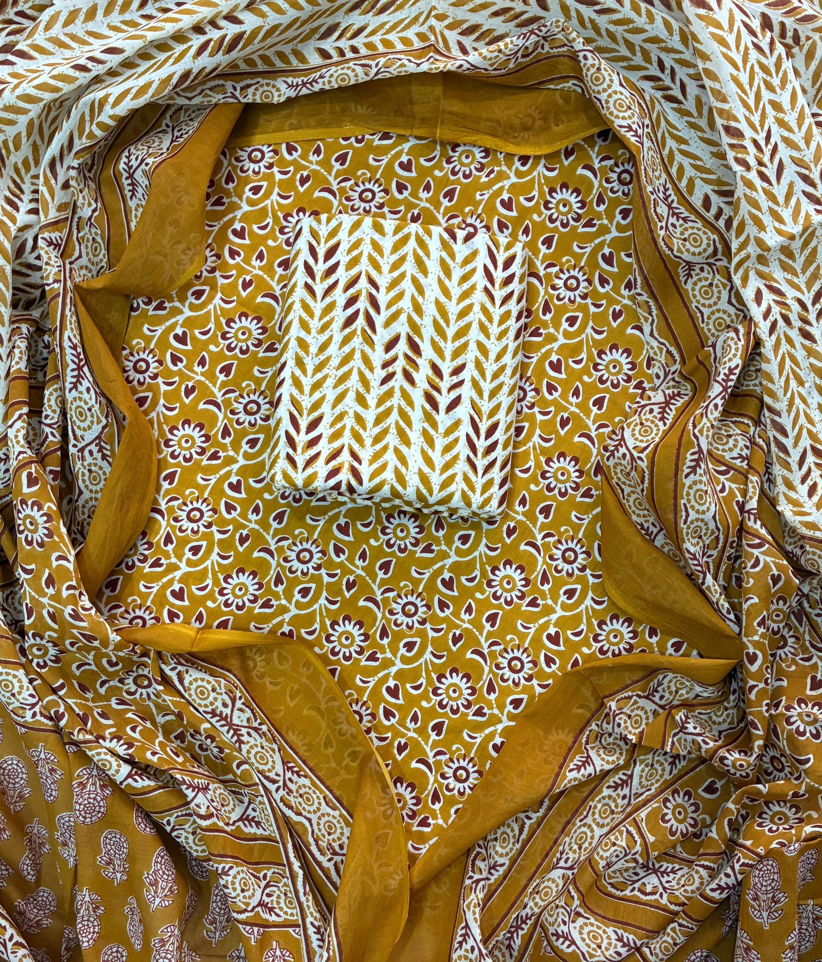 Cotton Dupatta Printed Suit