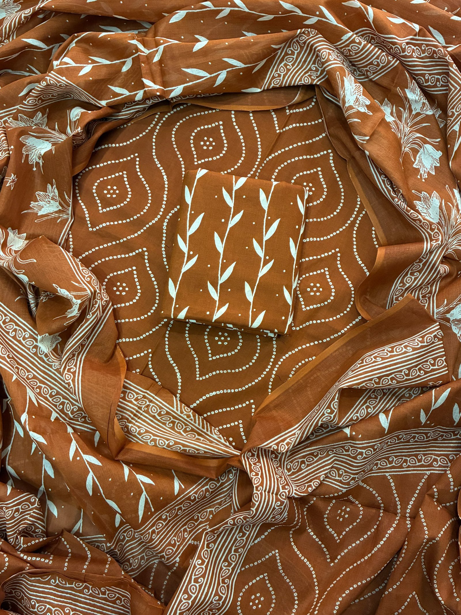 Cotton Dupatta Printed Suit