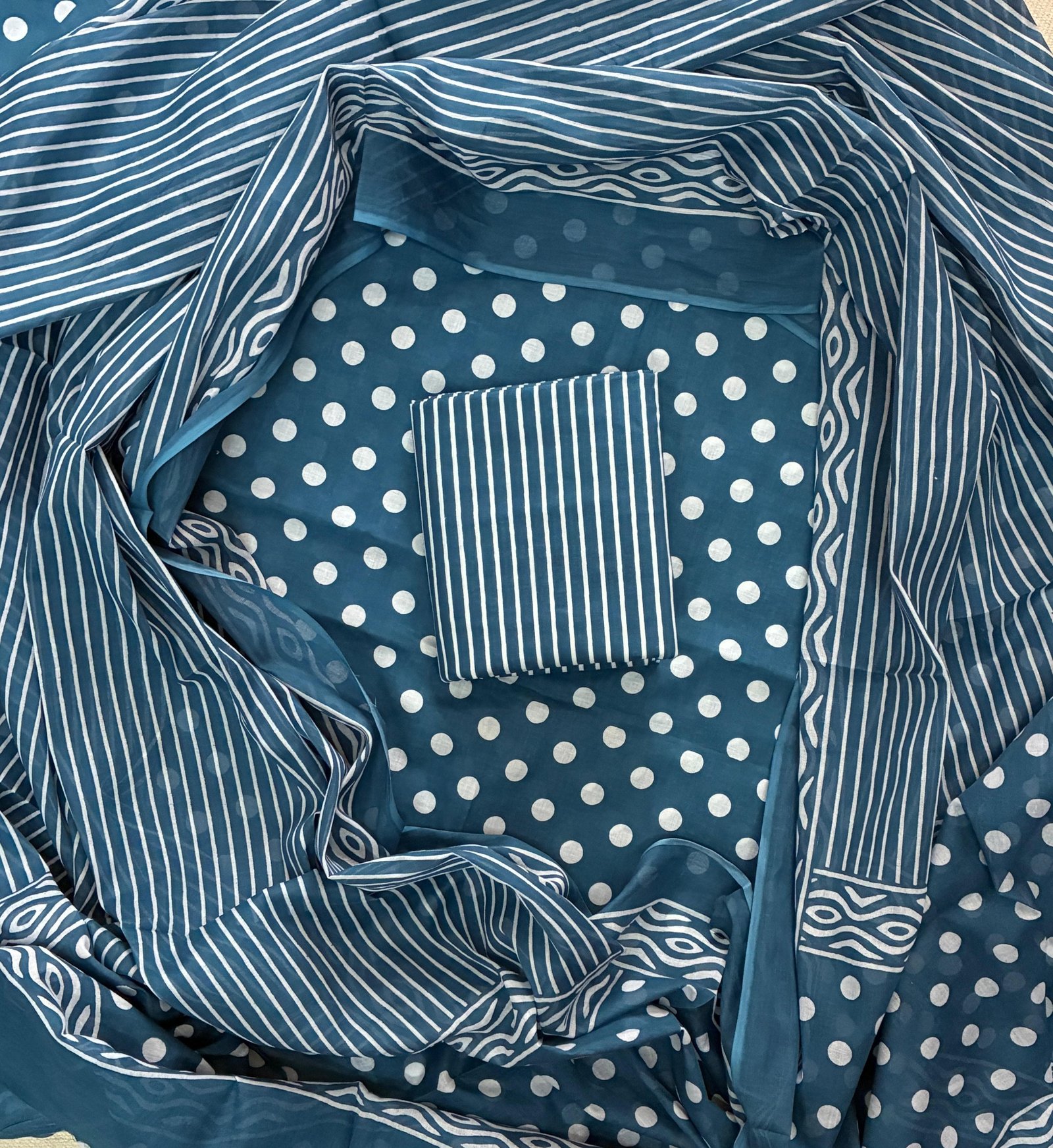 Cotton Dupatta Printed Suit