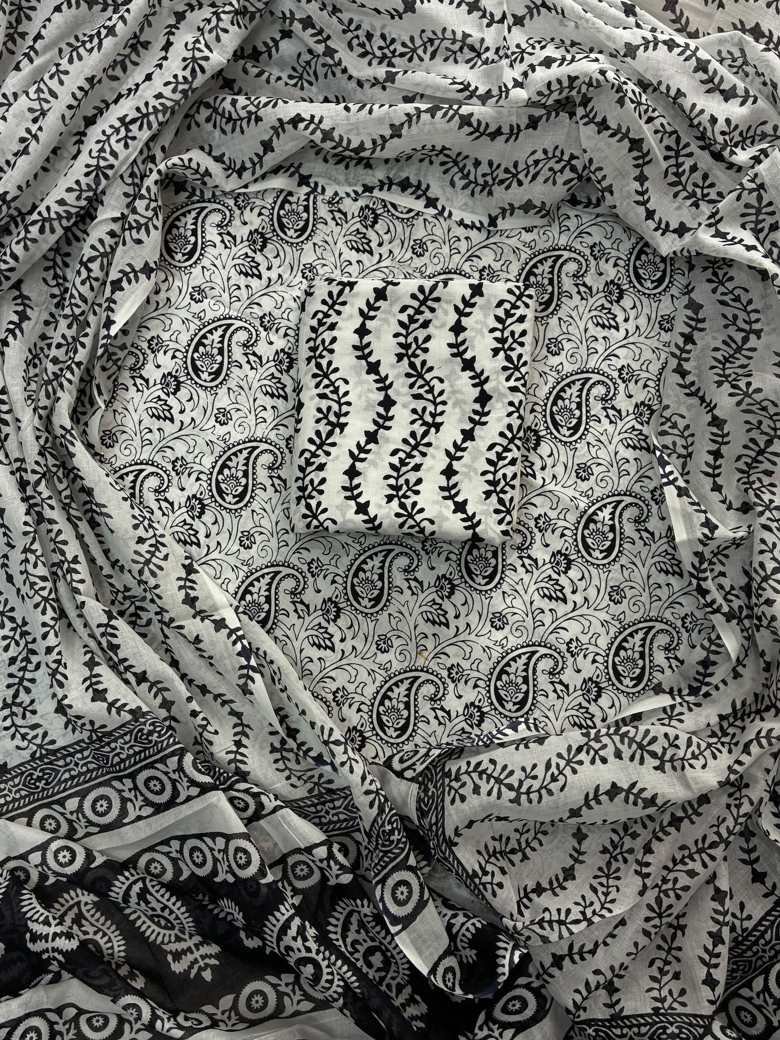 Cotton Dupatta Printed Suit