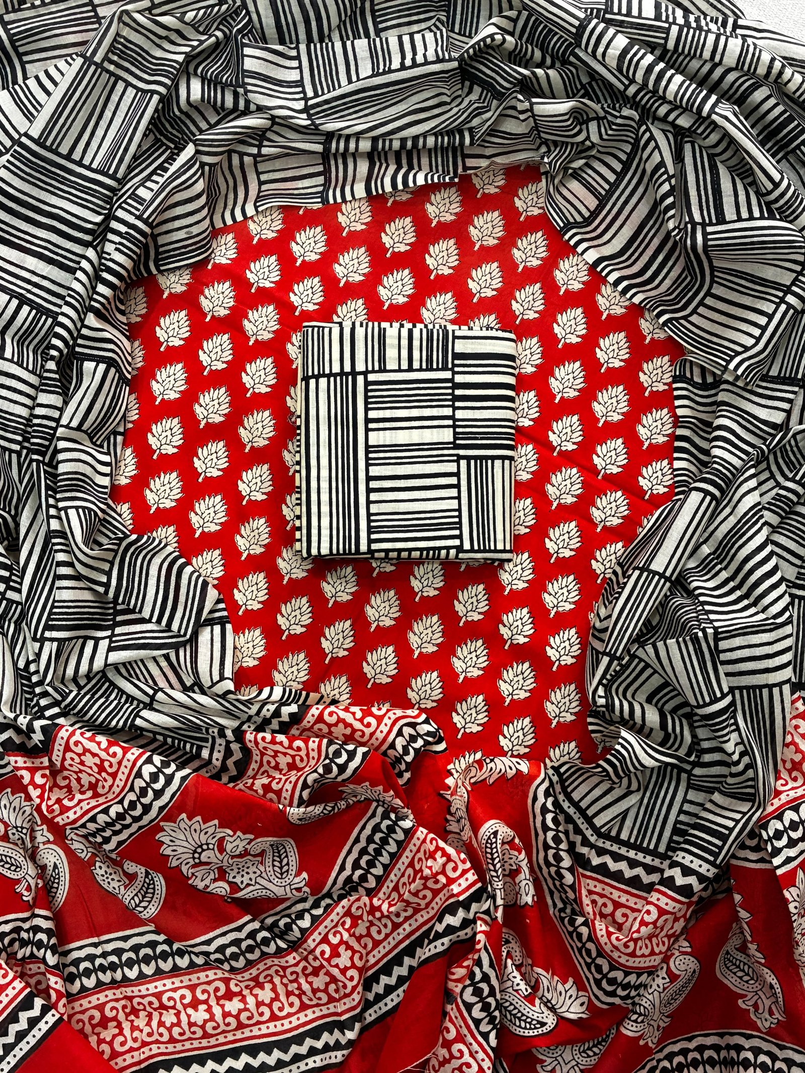 Cotton Dupatta Printed Suit