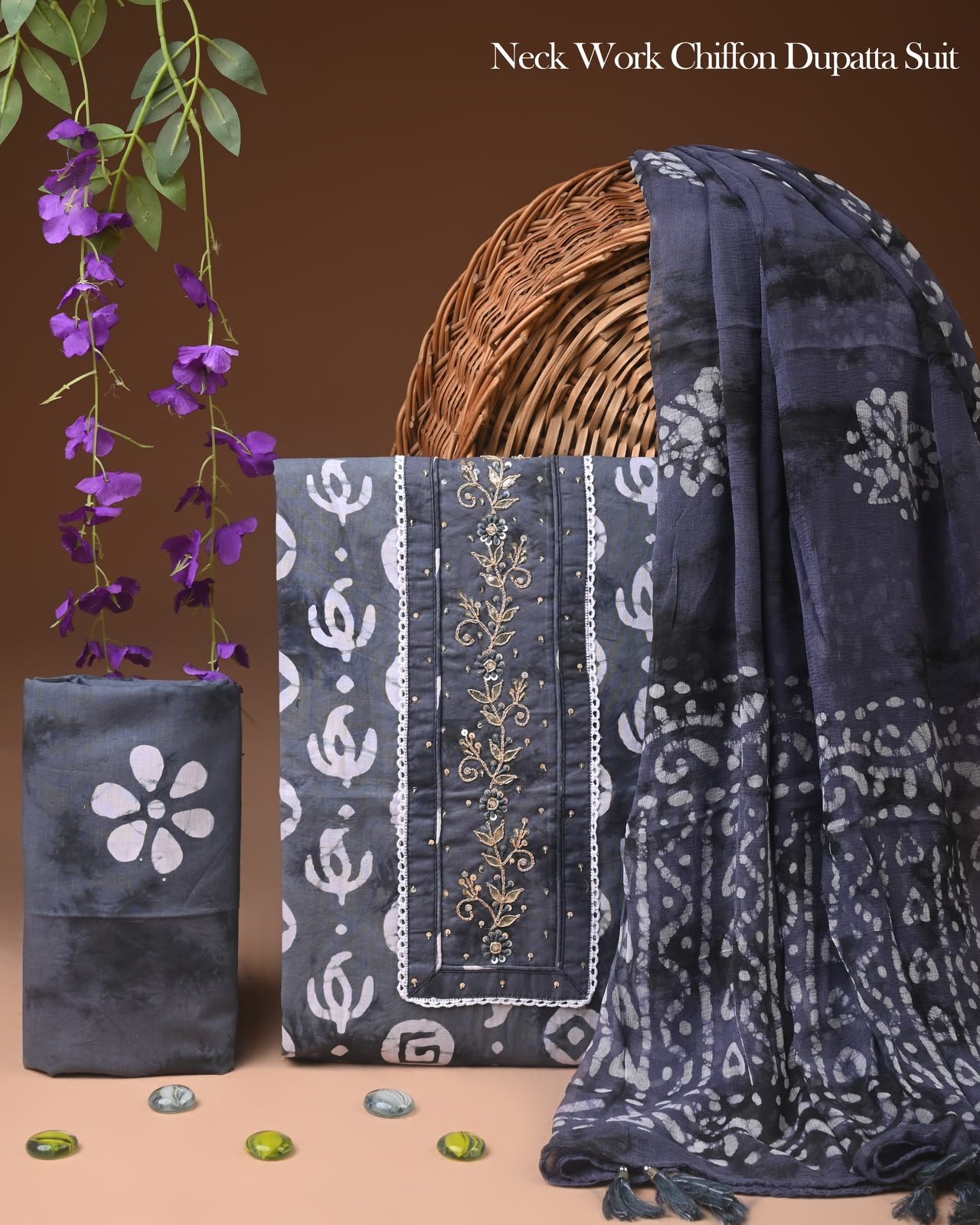 Gota Suit Chiffon Dupatta