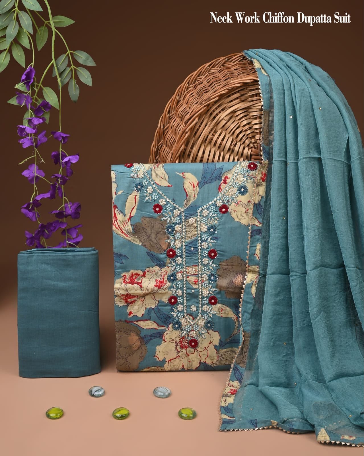 Gota Suit Chiffon Dupatta