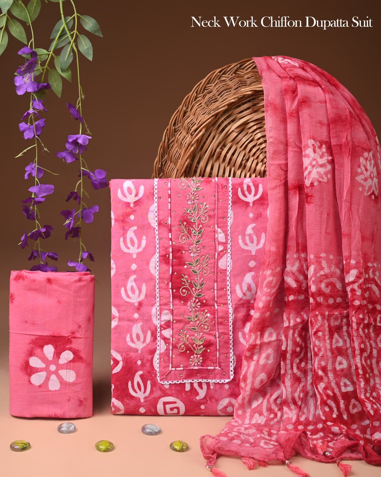 Gota Suit Chiffon Dupatta