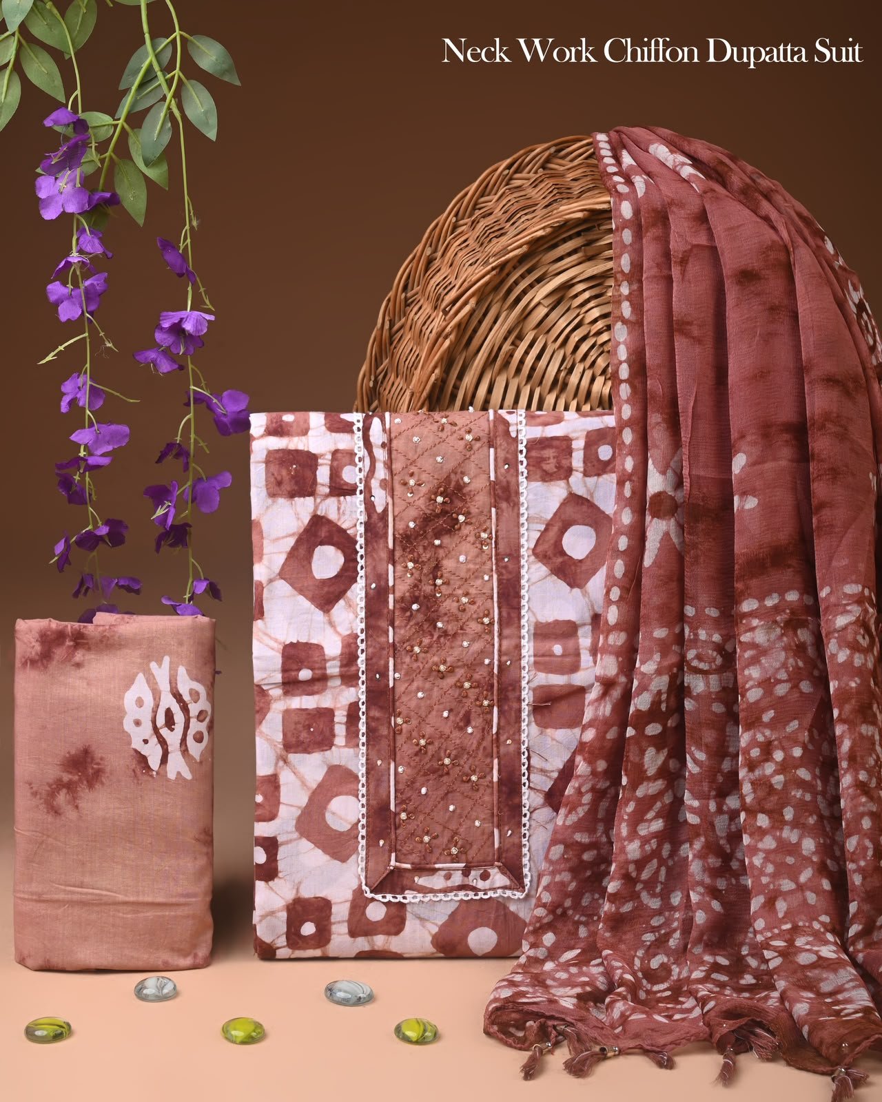 Gota Suit Chiffon Dupatta