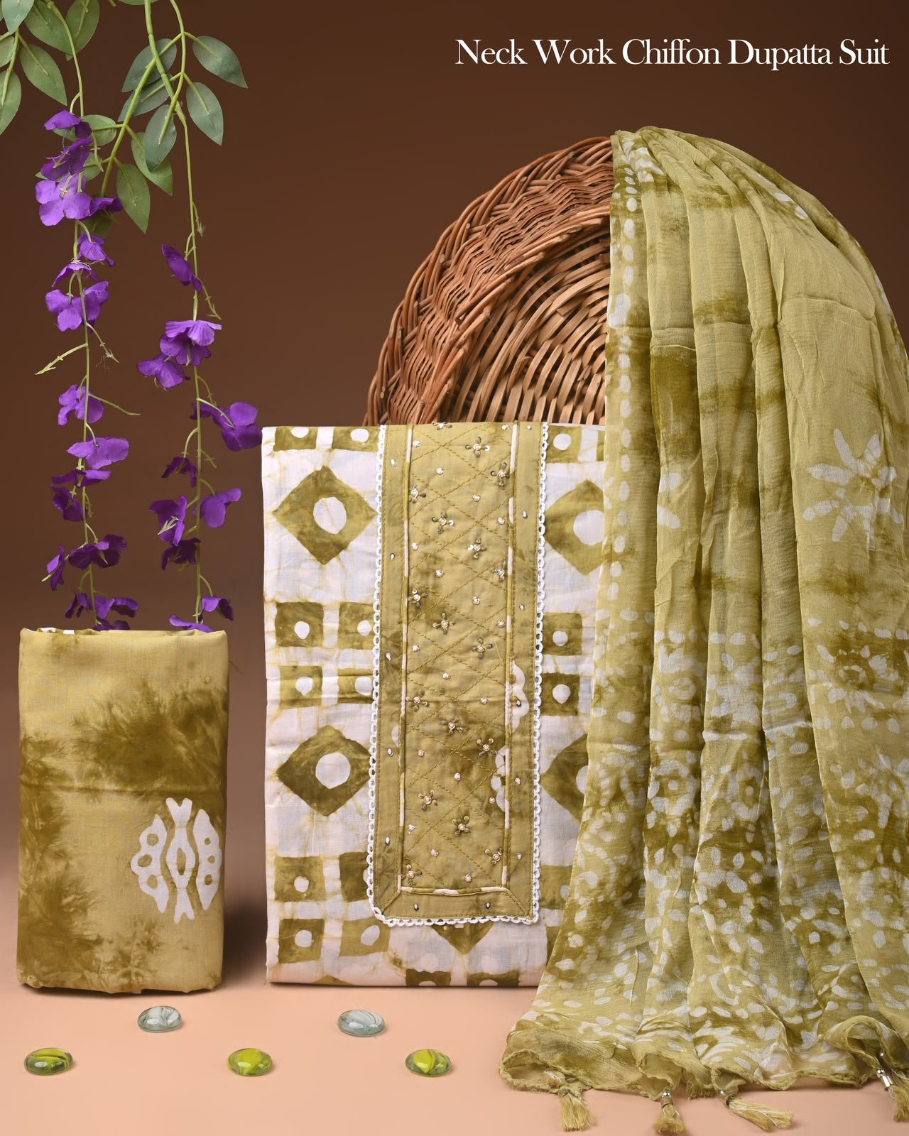 Gota Suit Chiffon Dupatta