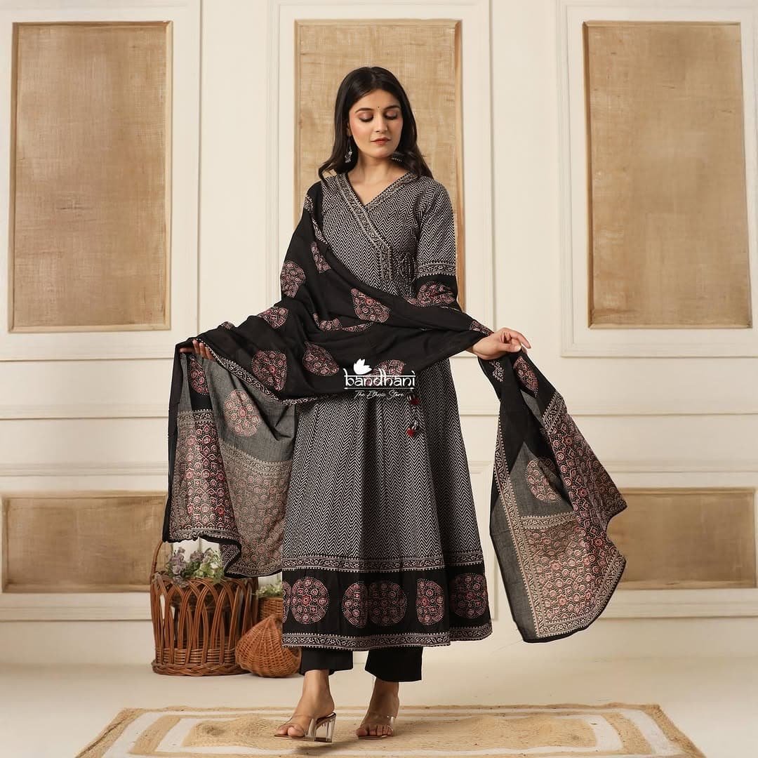 Cotton Printed Stitched Suit Set