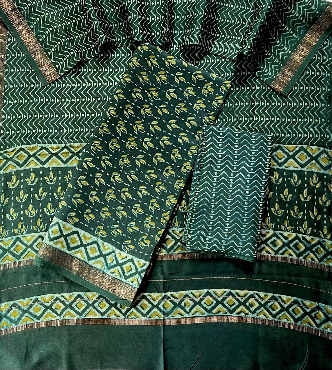 Maheshwari Printed Suit Set