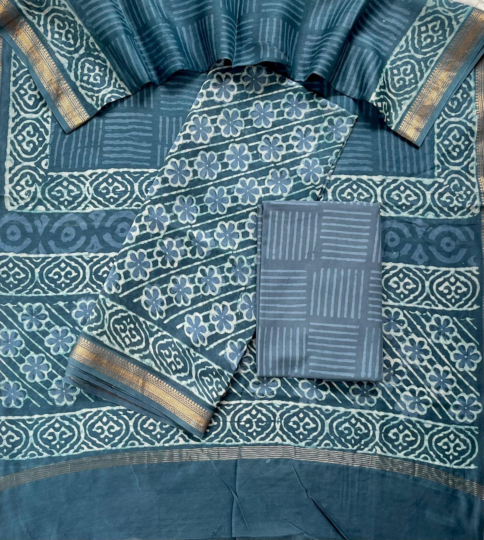 Maheshwari Printed Suit Set