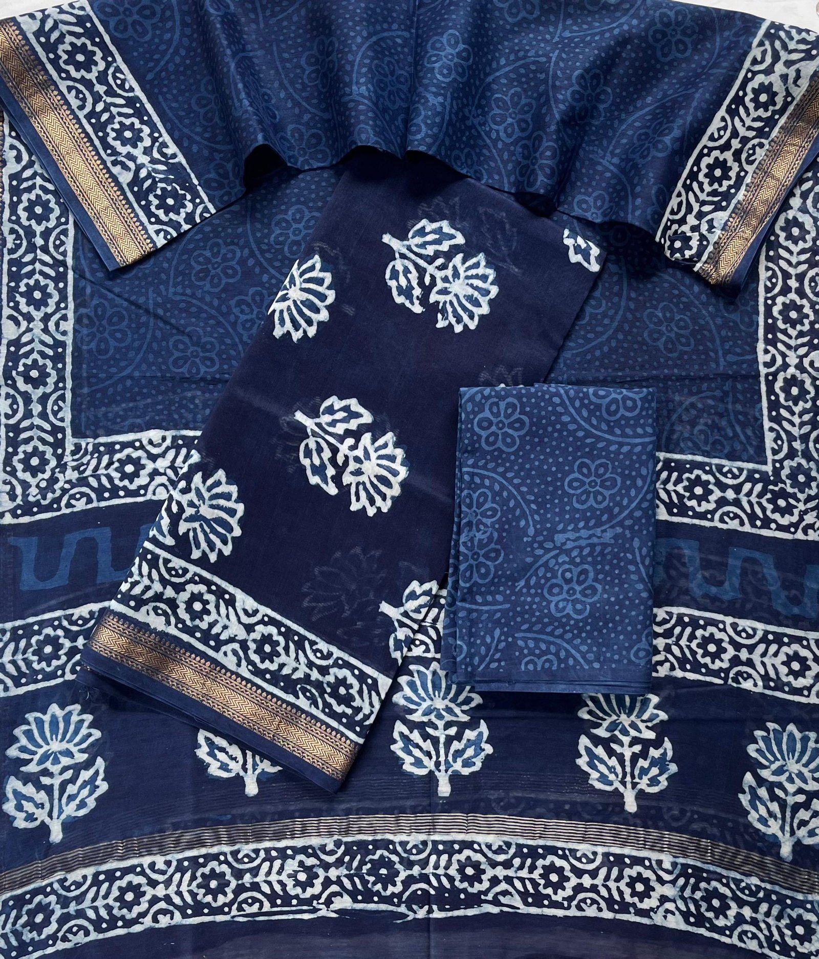 Maheshwari Printed Suit Set