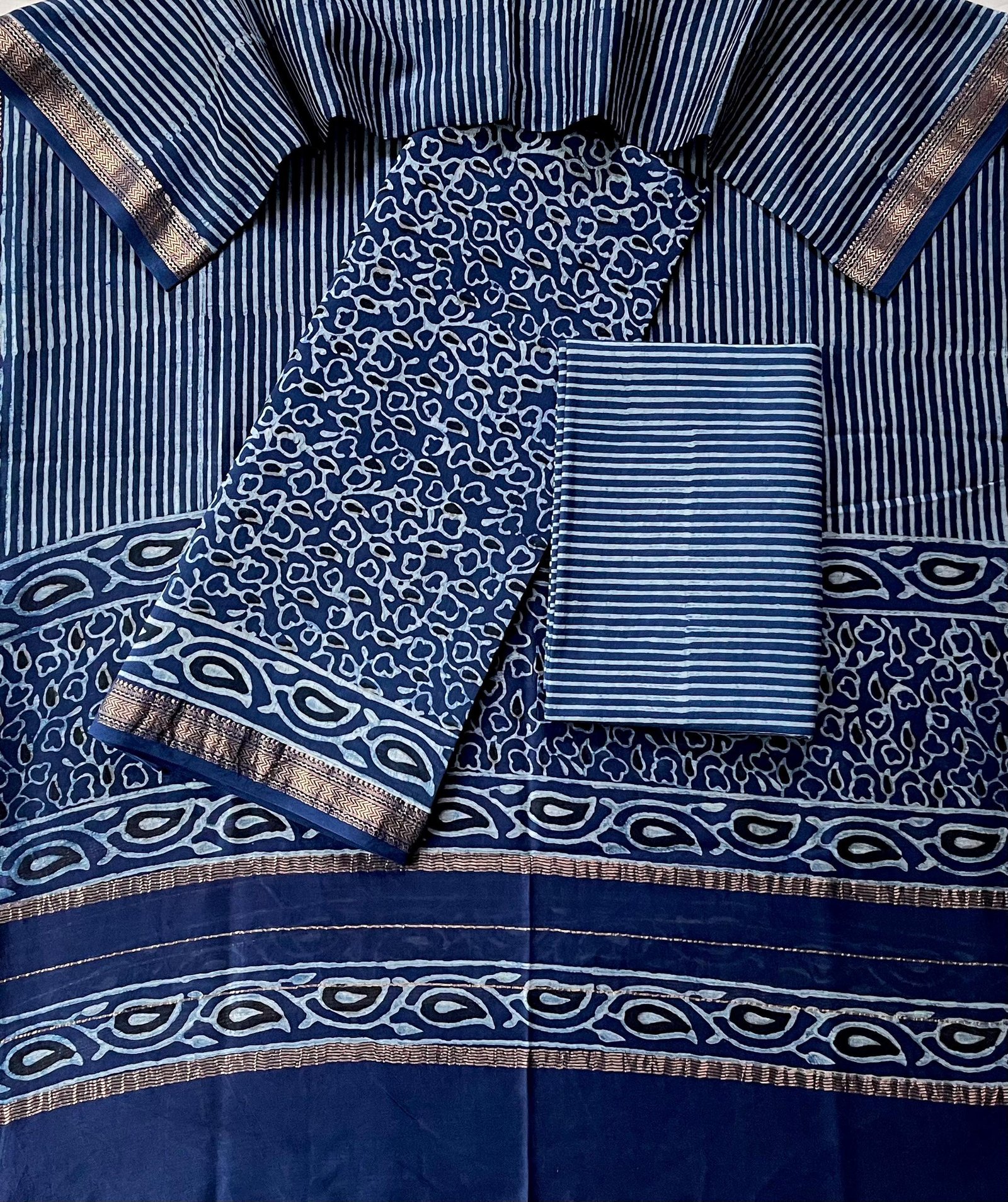Maheshwari Printed Suit Set