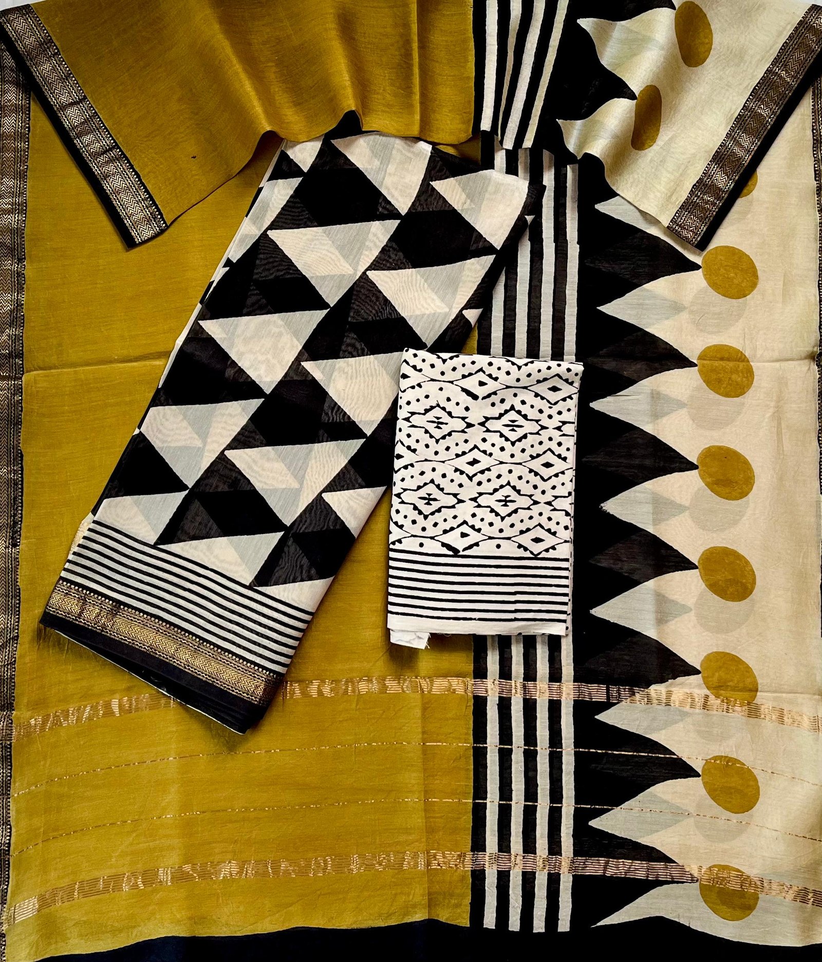 Maheshwari Printed Suit Set