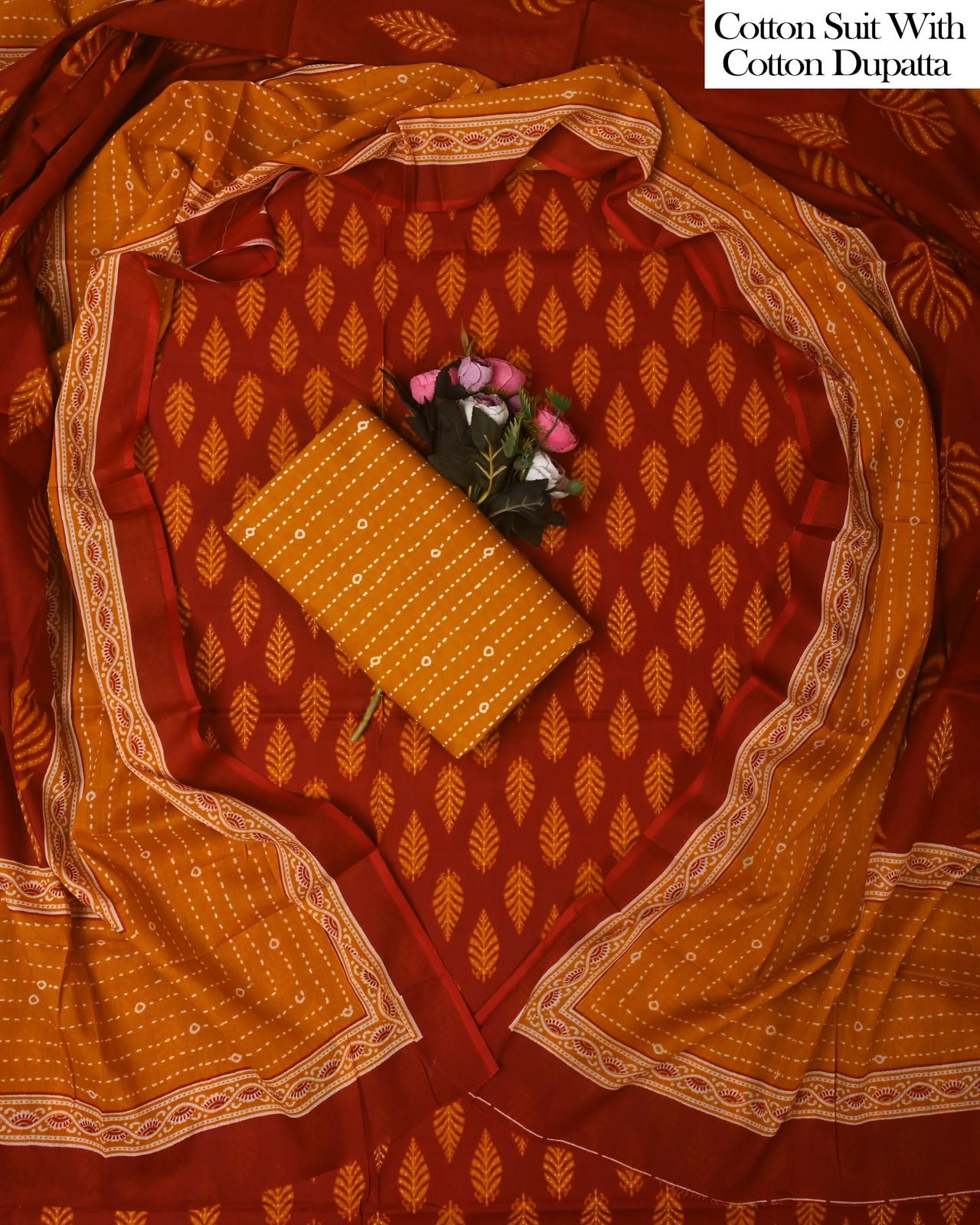 Cotton Dupatta Printed Suit