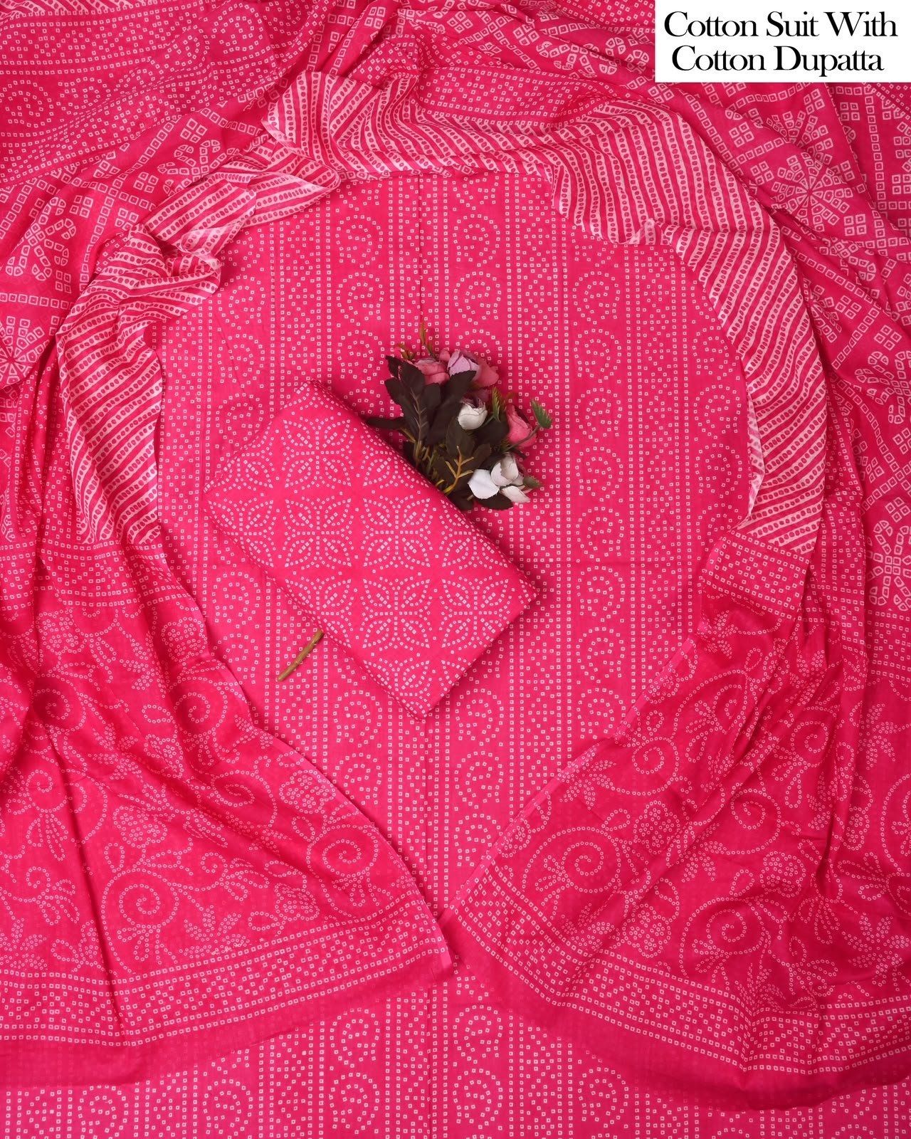 Cotton Dupatta Printed Suit