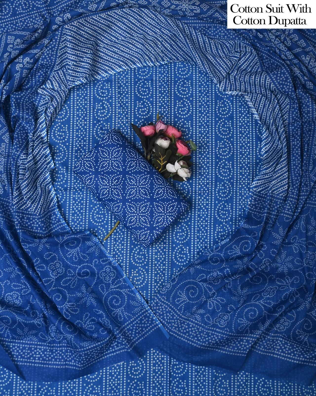 Cotton Dupatta Printed Suit