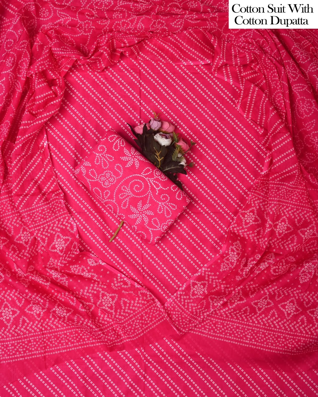Cotton Dupatta Printed Suit