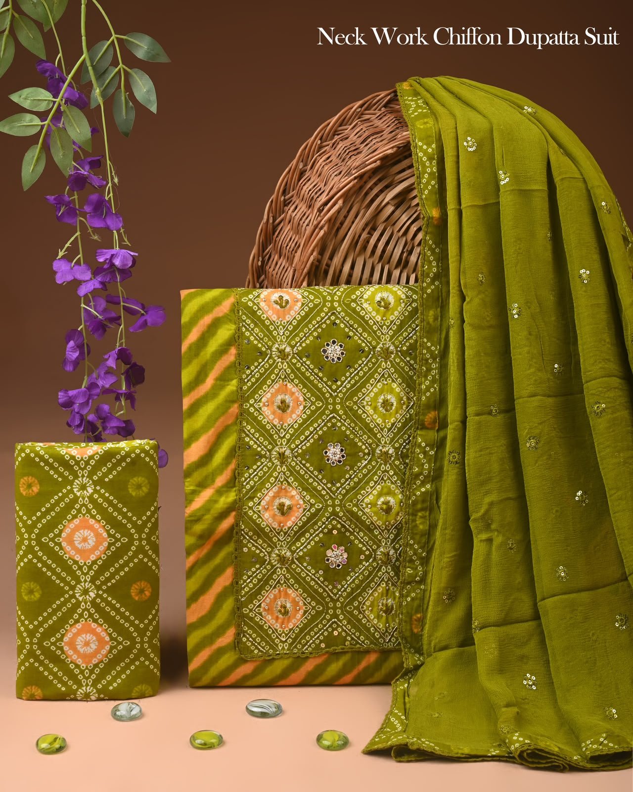 Gota Suit Chiffon Dupatta