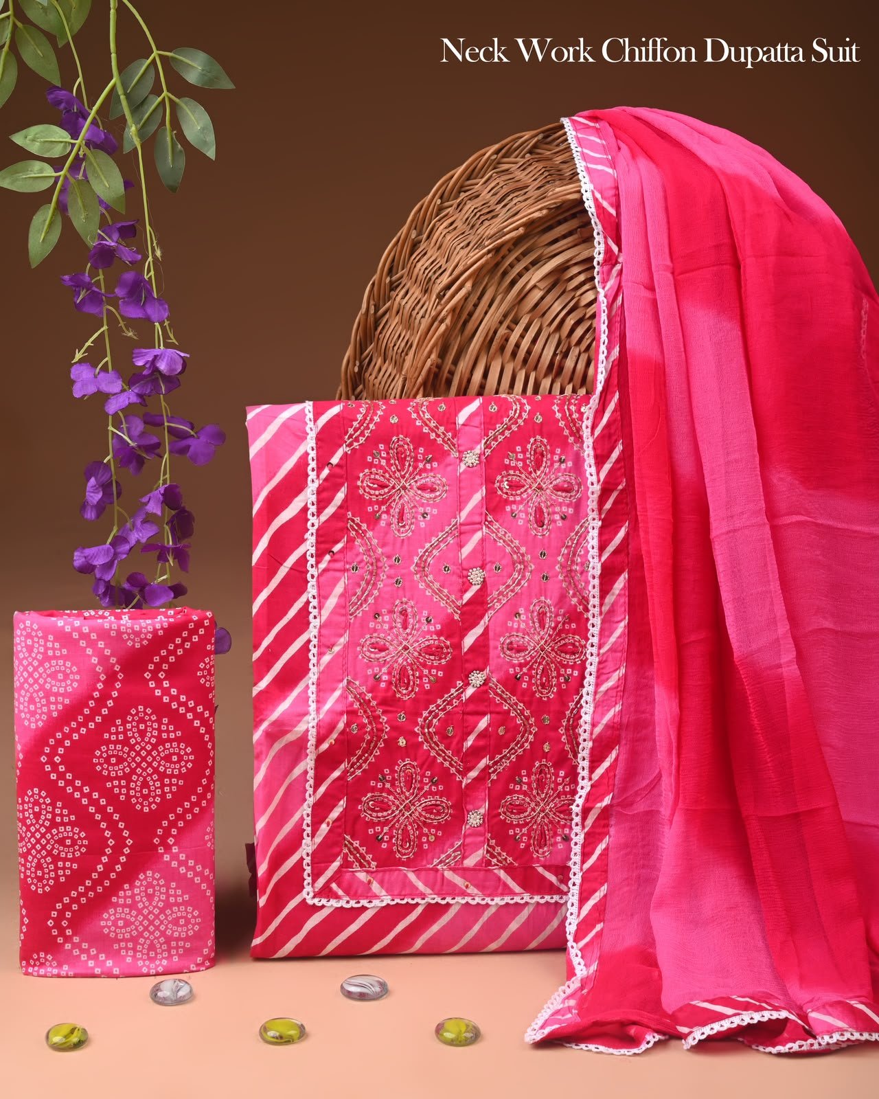 Gota Suit Chiffon Dupatta