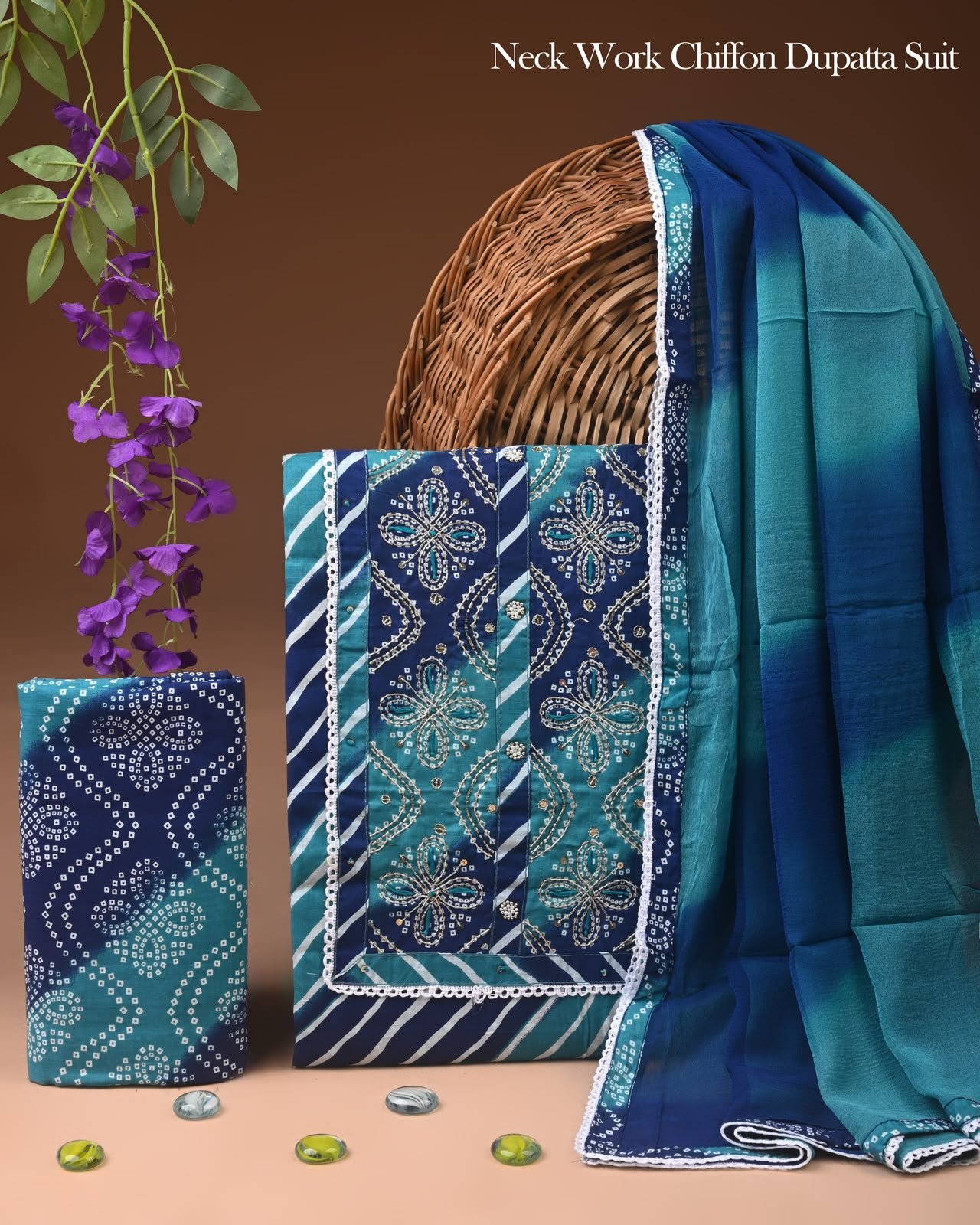 Gota Suit Chiffon Dupatta