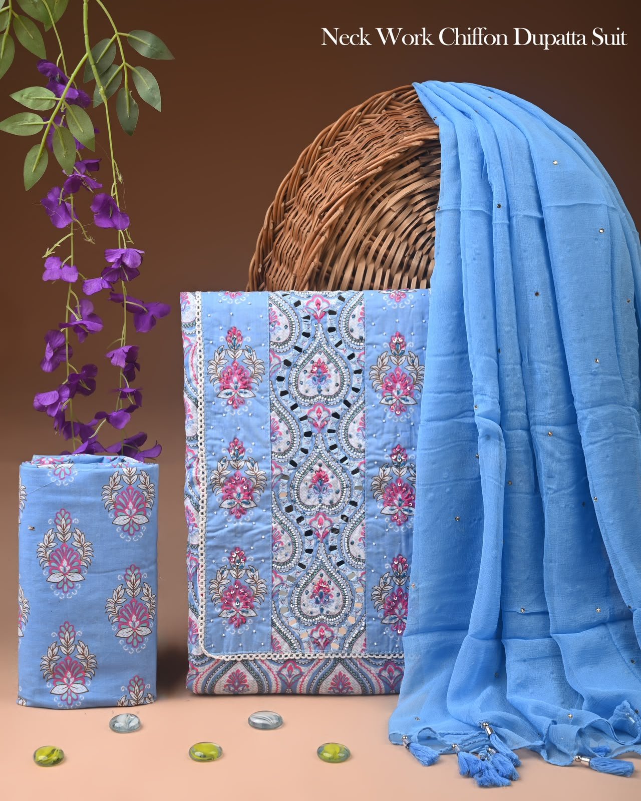 Gota Suit Chiffon Dupatta