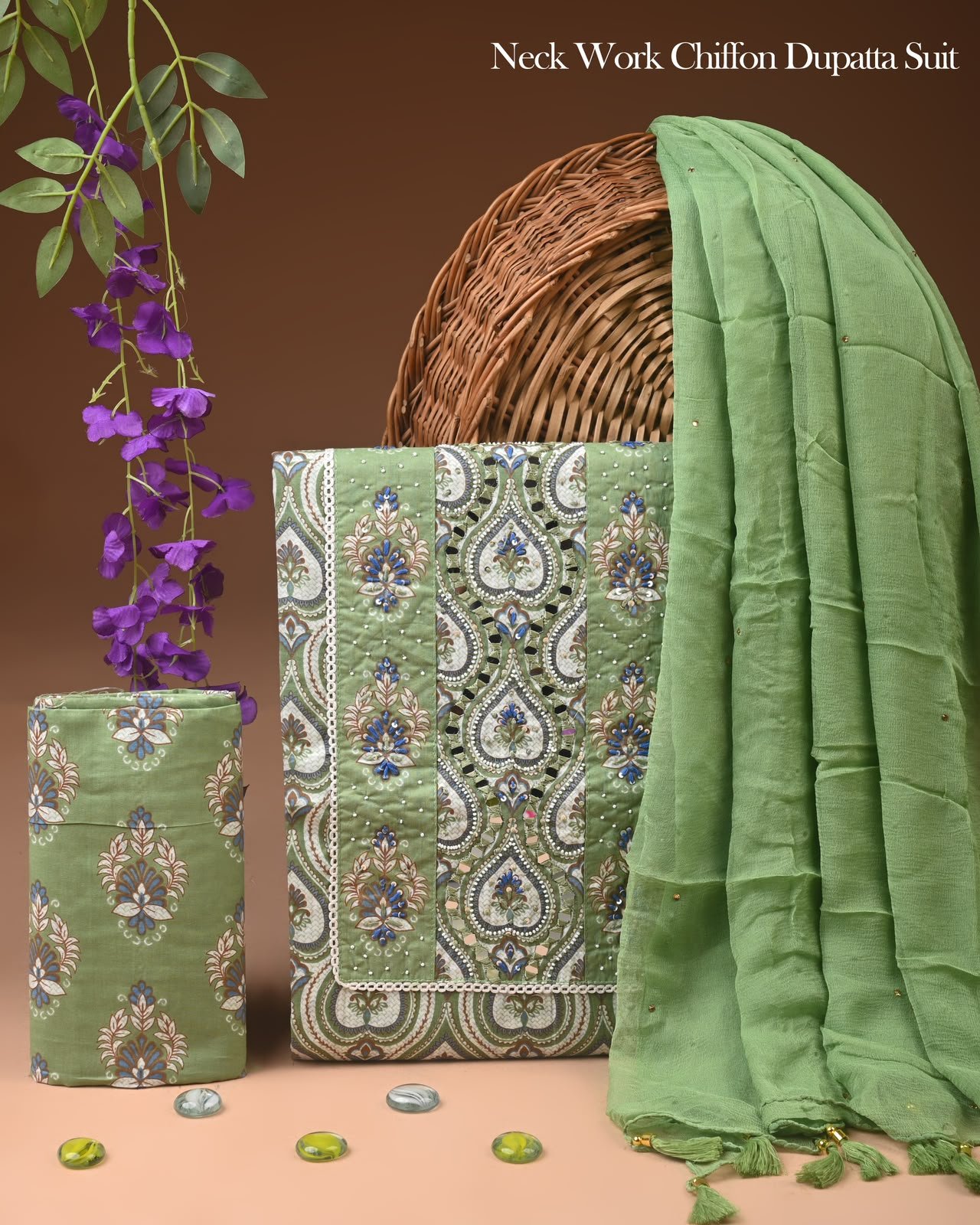 Gota Suit Chiffon Dupatta