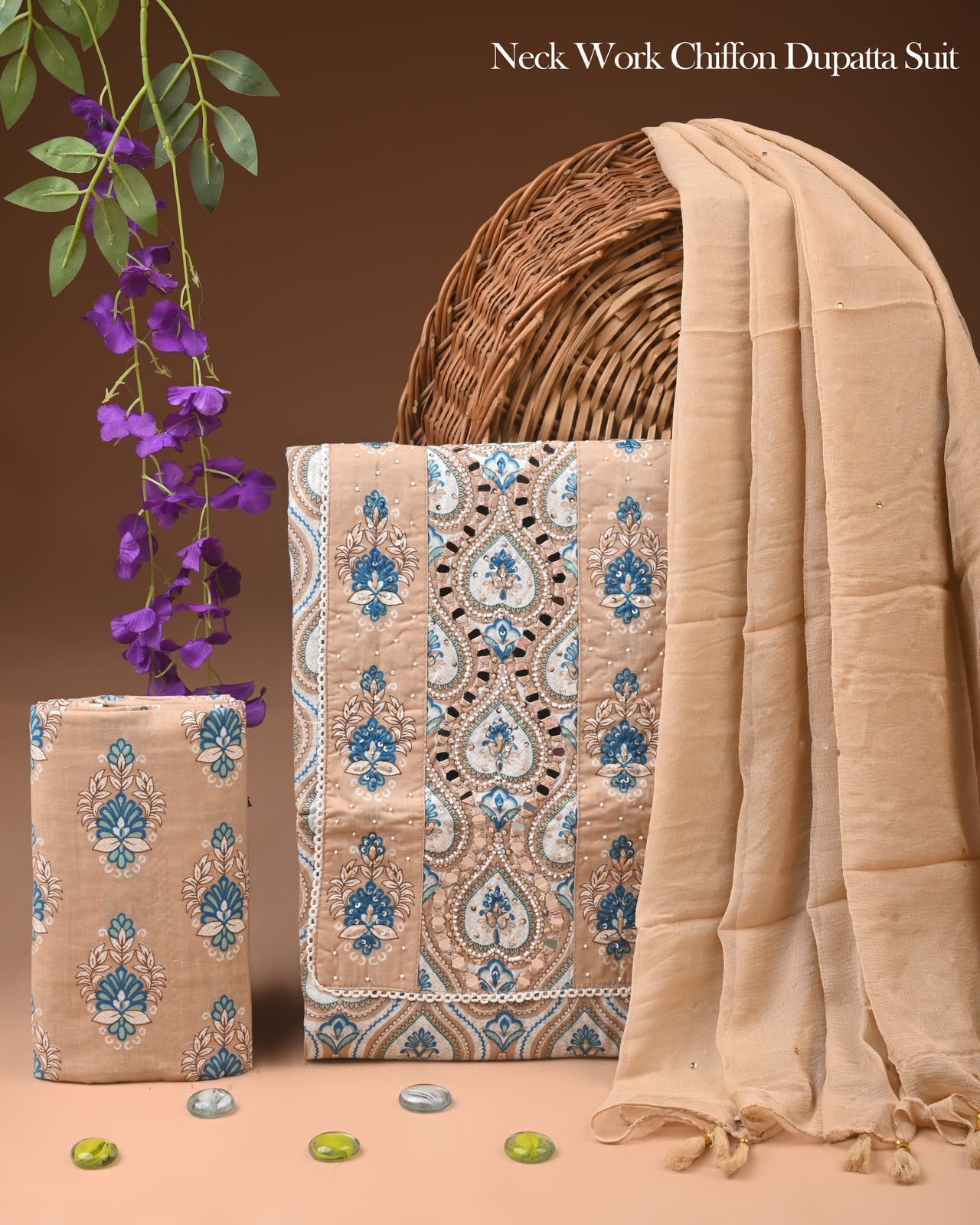 Gota Suit Chiffon Dupatta