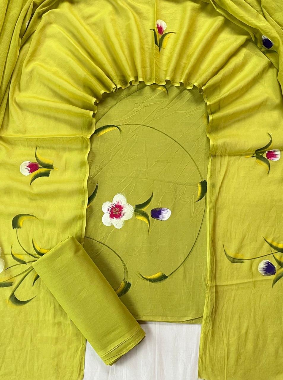 Cotton Dupatta Printed Suit