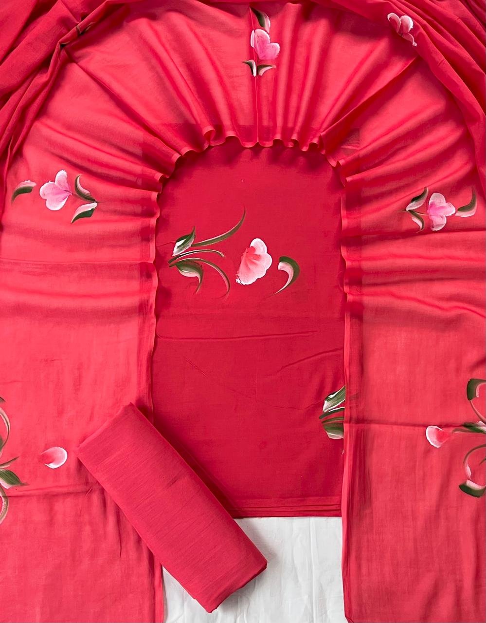 Cotton Dupatta Printed Suit