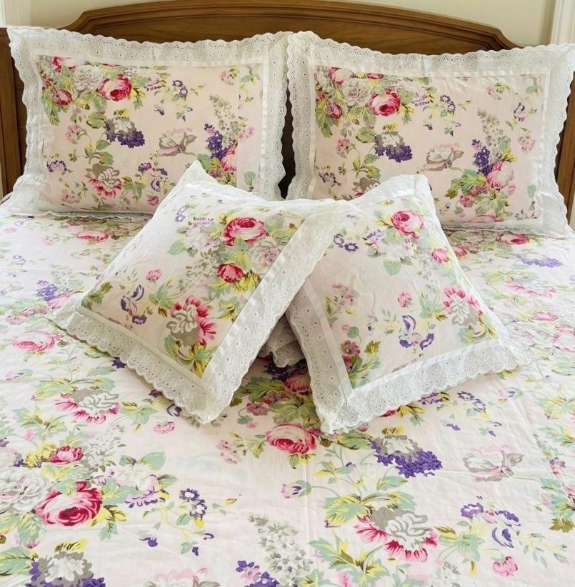 Cotton Printed King Size Bedsheet Set of 5