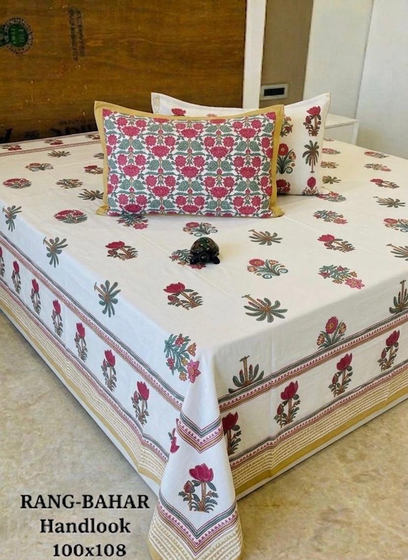 Cotton Printed Double Bedsheet