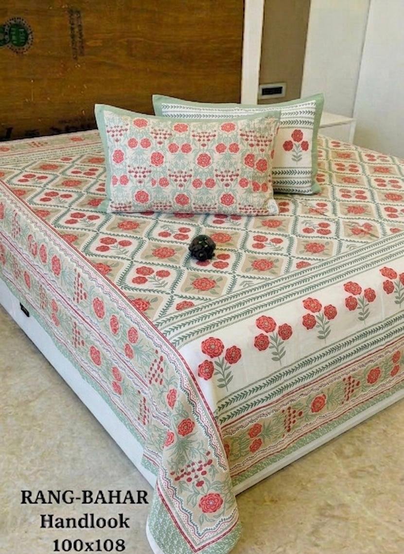 Cotton Printed Double Bedsheet