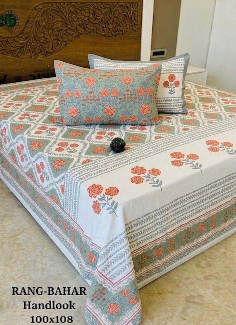Cotton Printed Double Bedsheet