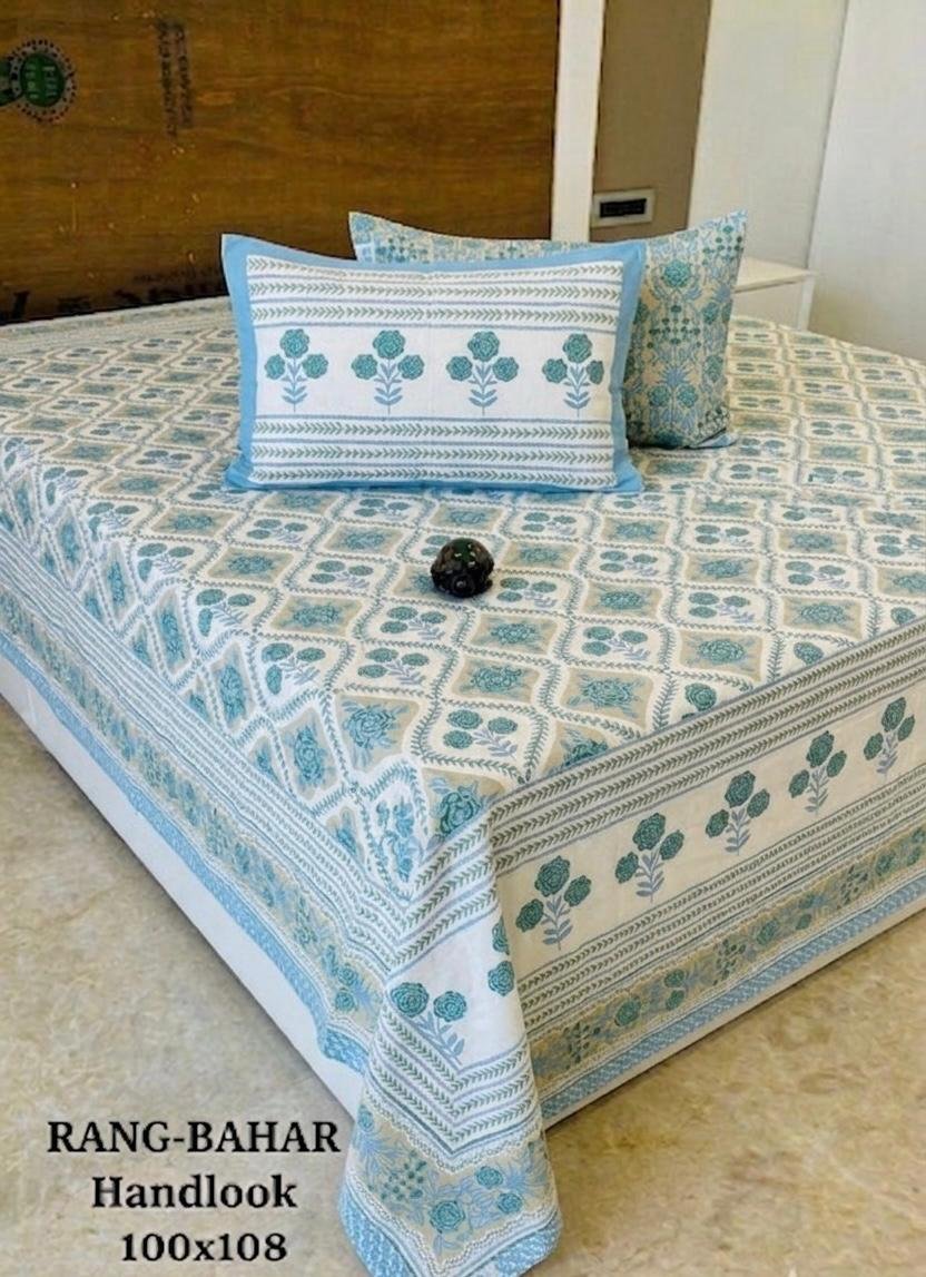 Cotton Printed Double Bedsheet