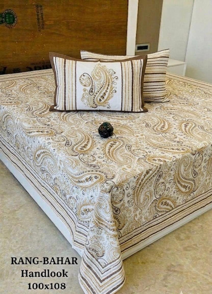 Cotton Printed Double Bedsheet