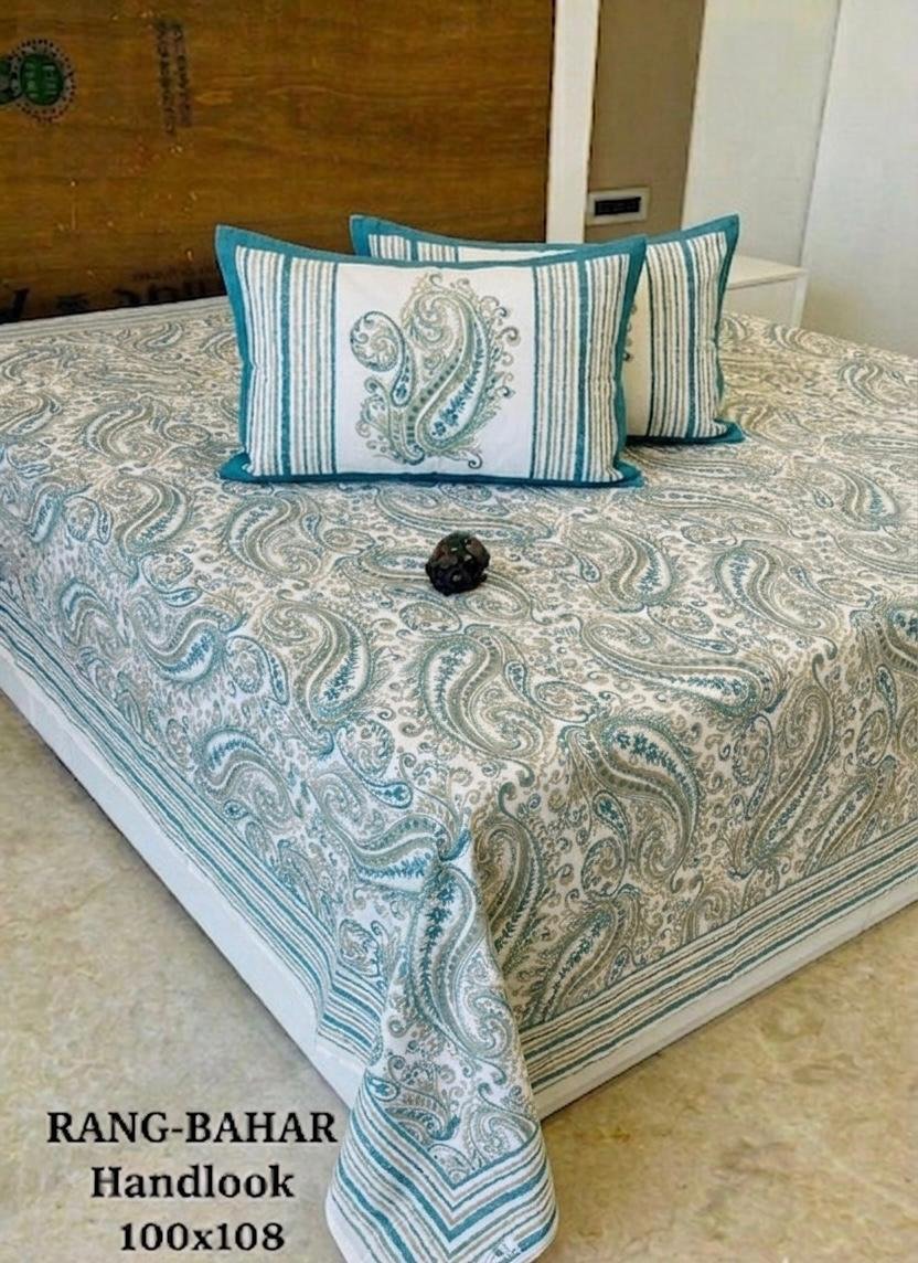 Cotton Printed Double Bedsheet