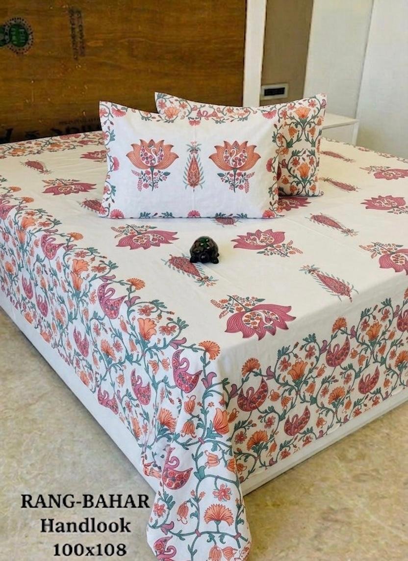 Cotton Printed Double Bedsheet