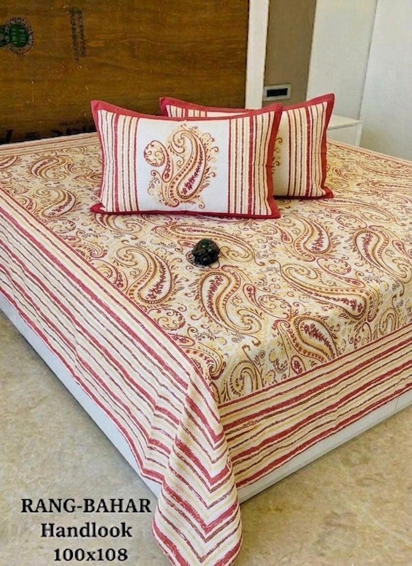 Cotton Printed Double Bedsheet