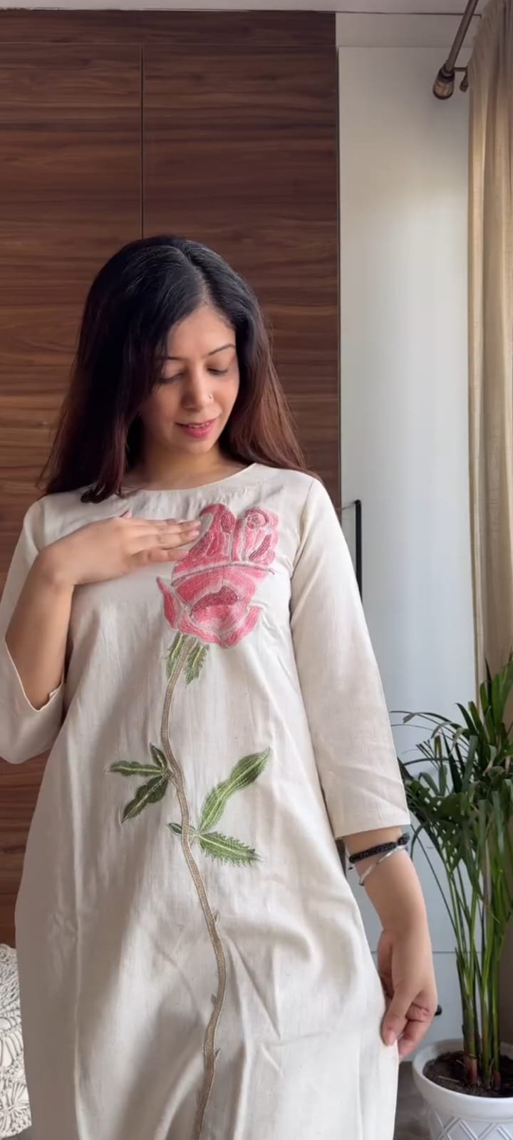 Cotton Embroidered Stitched Suit Set