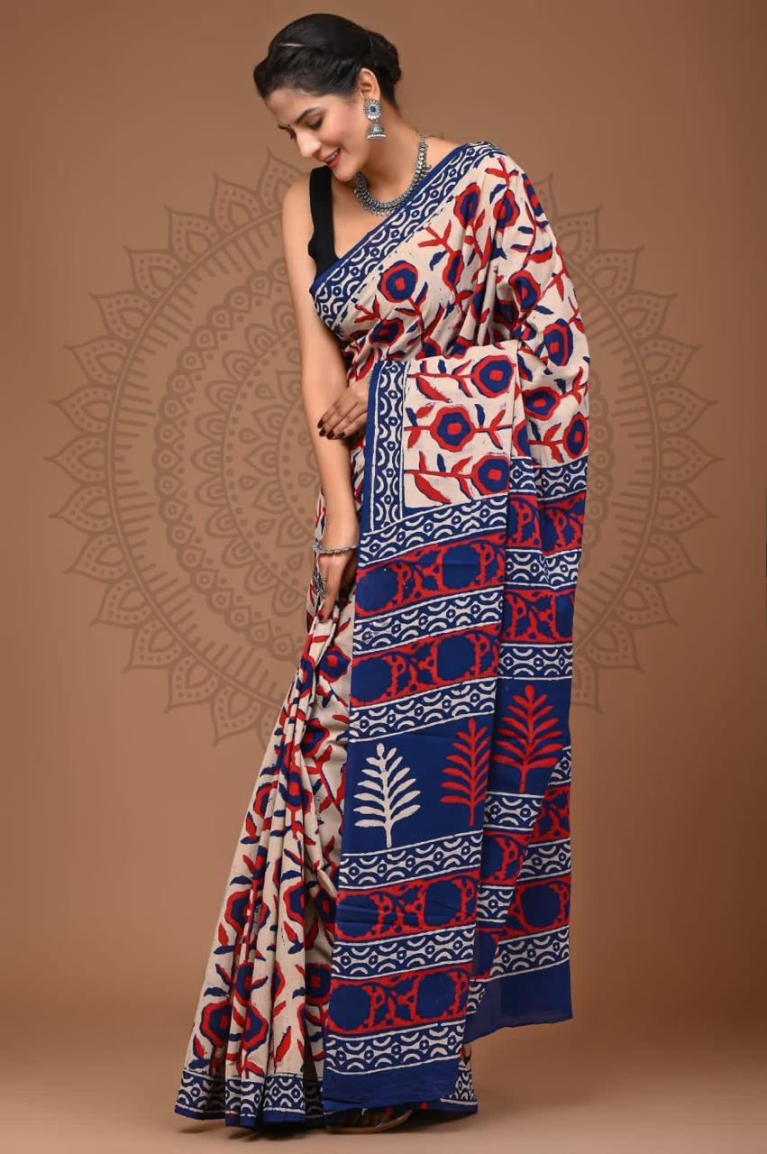 Cotton Printed Saree